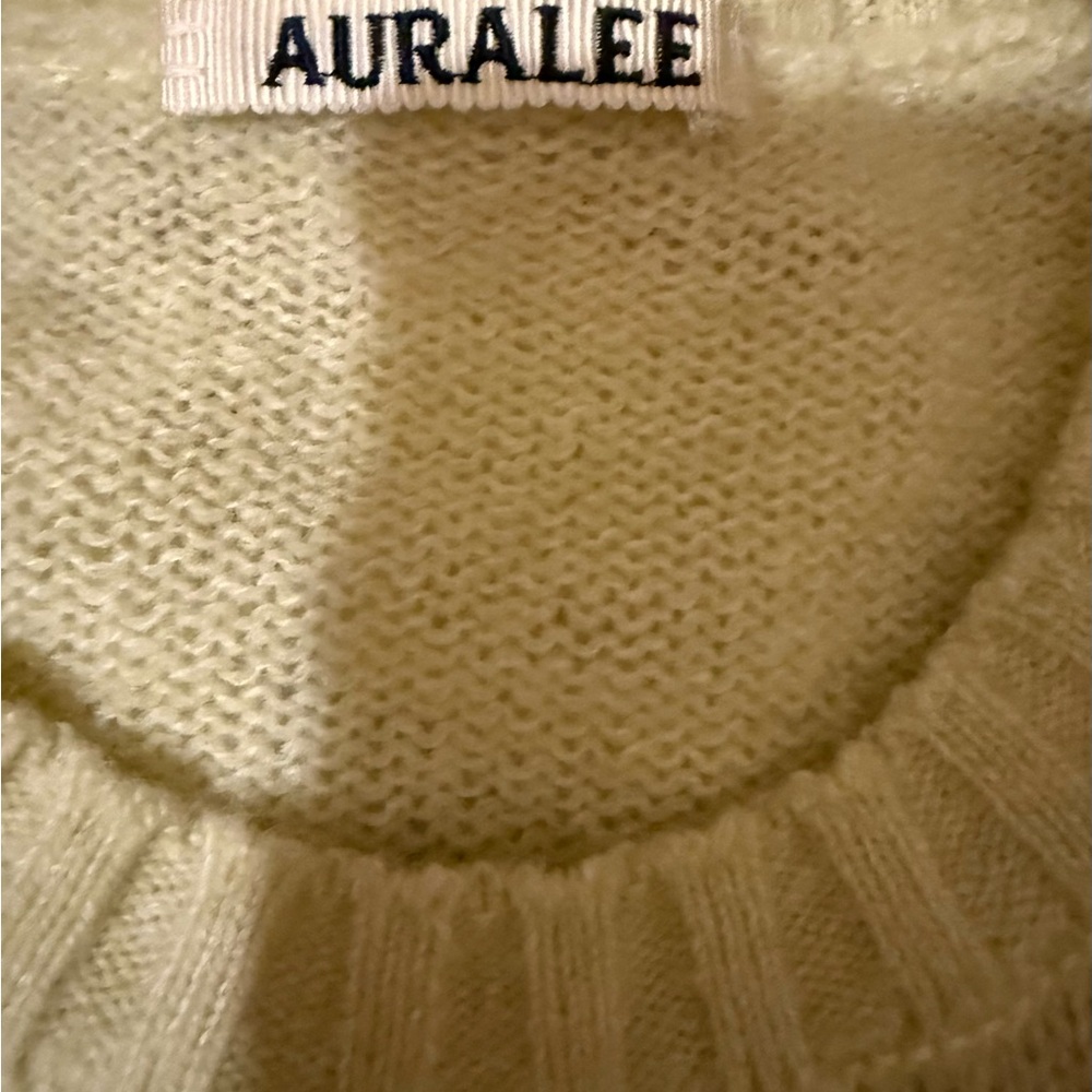 Auralee Light Yellow Sweater! Size 3 - Picture 4 of 7